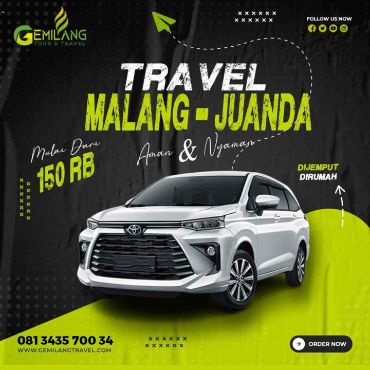 Travel Malang Juanda Murah Terbaik 2023